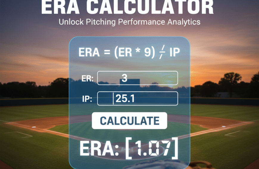 ERA Calculator